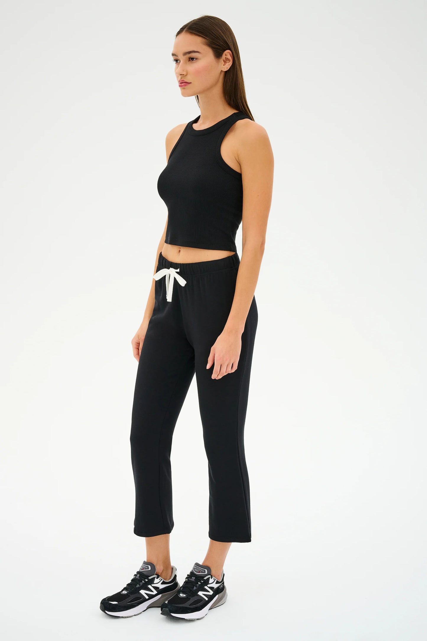 Brooks Fleece Cropped Flare