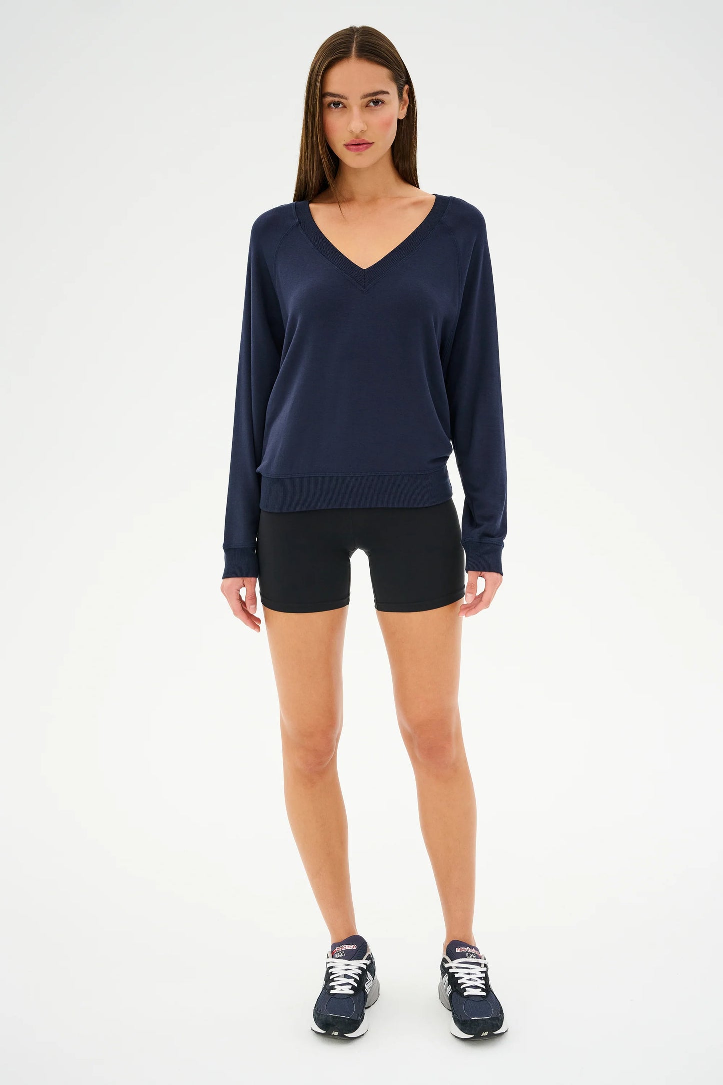 Bennie Fleece V-Neck Sweatshirt