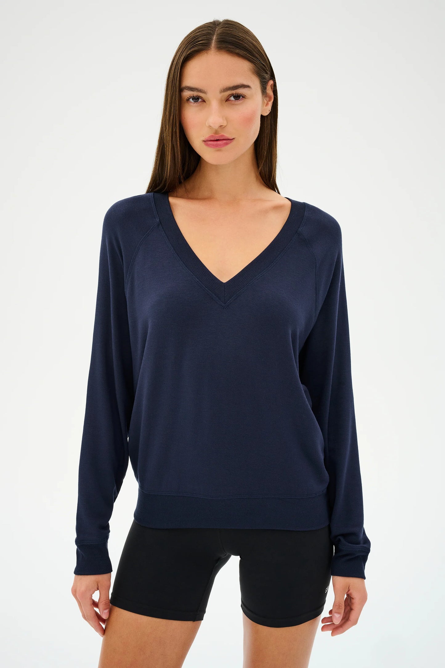Bennie Fleece V-Neck Sweatshirt