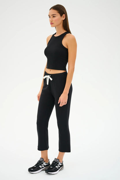 Brooks Fleece Cropped Flare